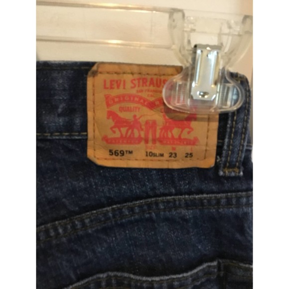 Boys Levi's 569  Loose Straight-Leg Jeans 10 Slim - Picture 3 of 3